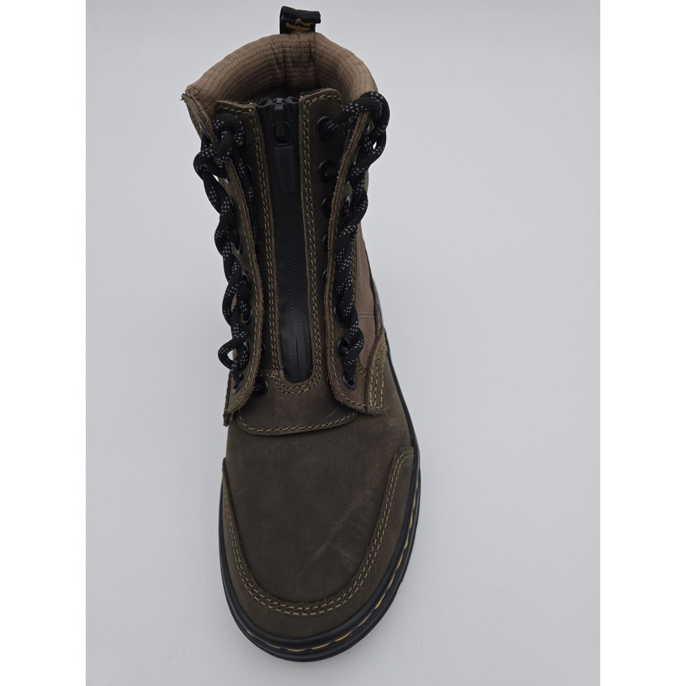 Dr. Martens Combs Jungle Zip Boots Ladies Size 7 Tactical Dark Khaki Lace-Up NEW - Picture 3 of 16